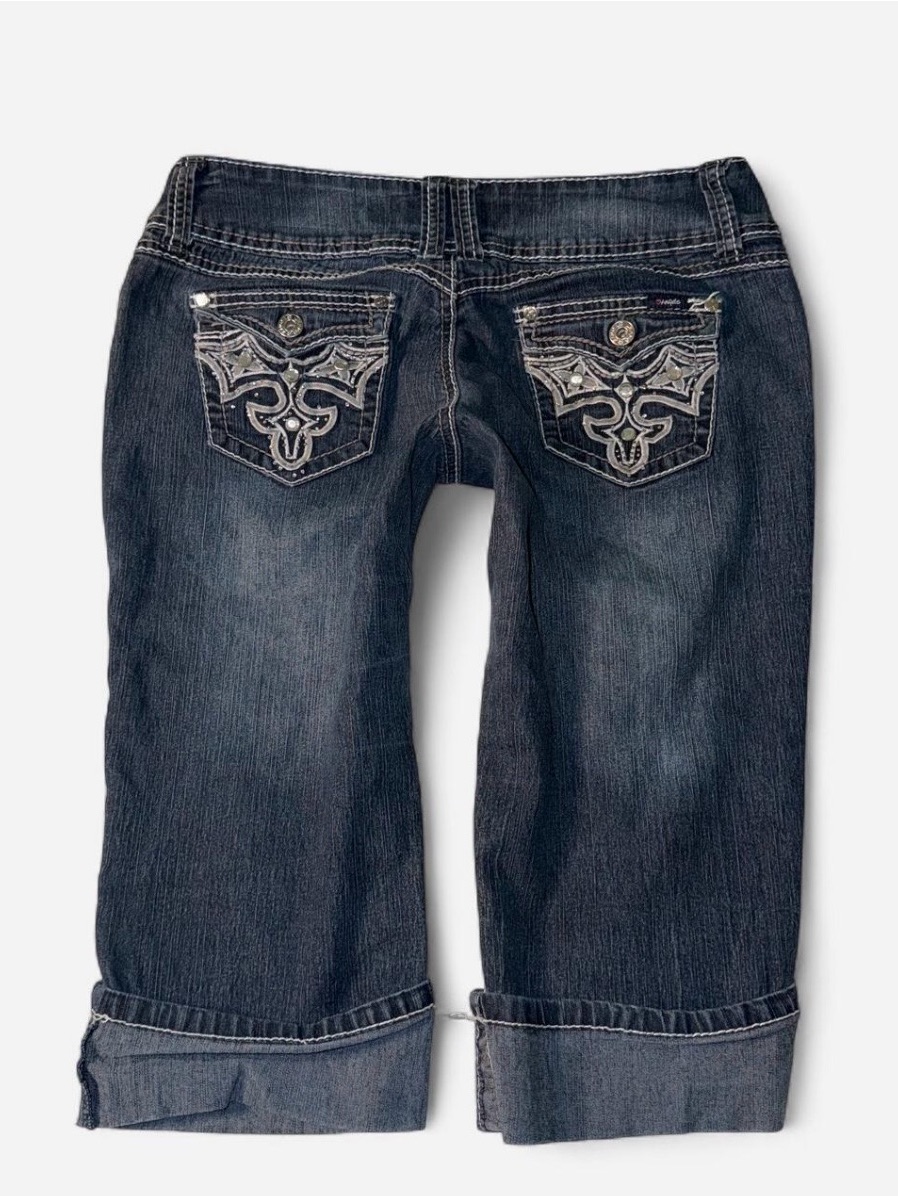 Vintage Y2k Angels Low Rise Jean Capris Women's 9